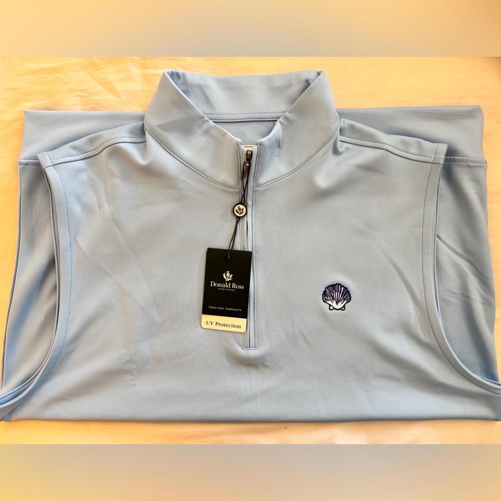 NWT Men’s The Kittansett Club Donald Ross Falkirk Quarter Zip Vest